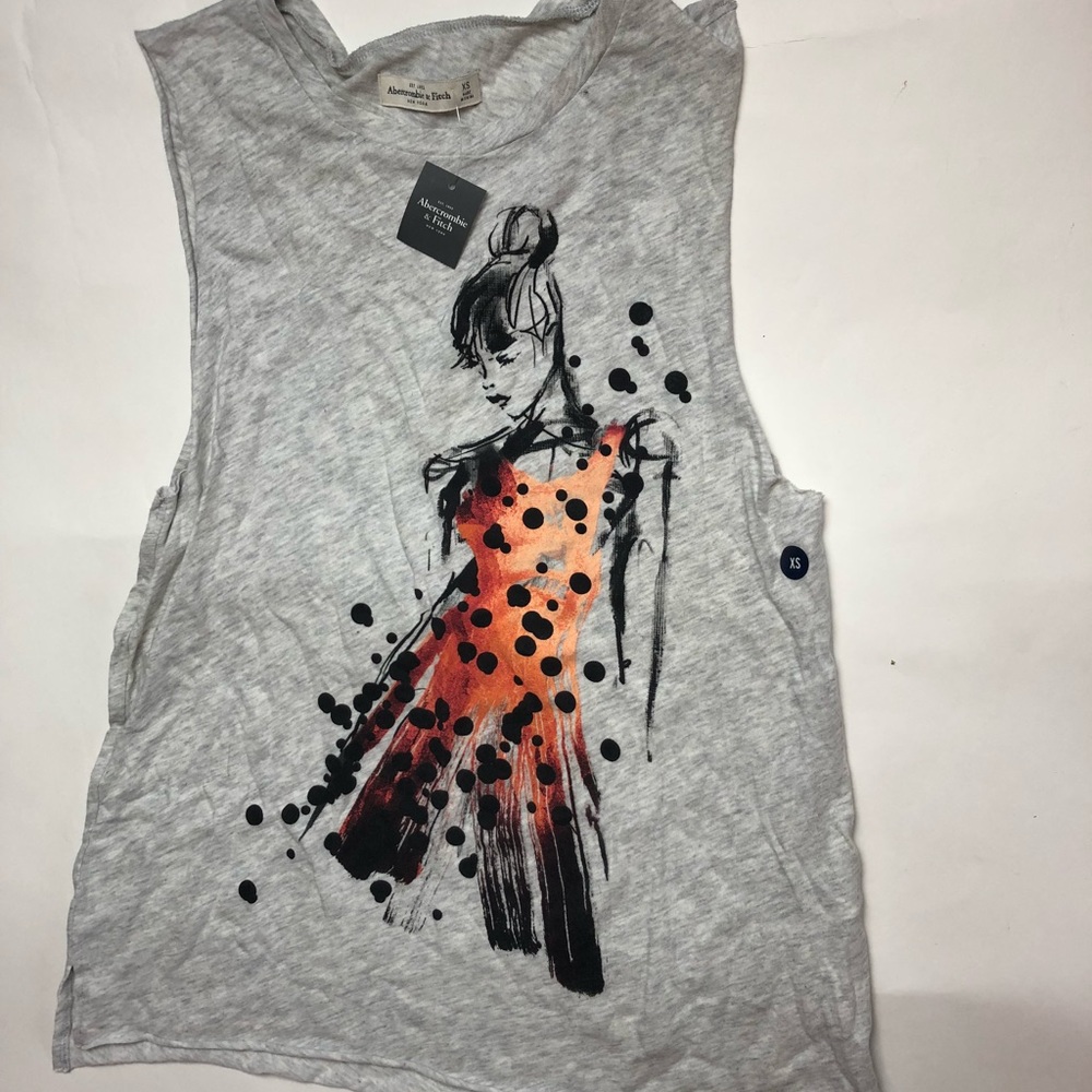 Gray muscle sleeve dress